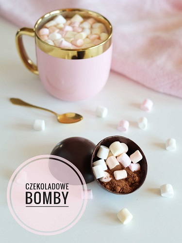 Czekoladowe bomby - kule z kakao i piankami (Hot Chocolate Bombs)