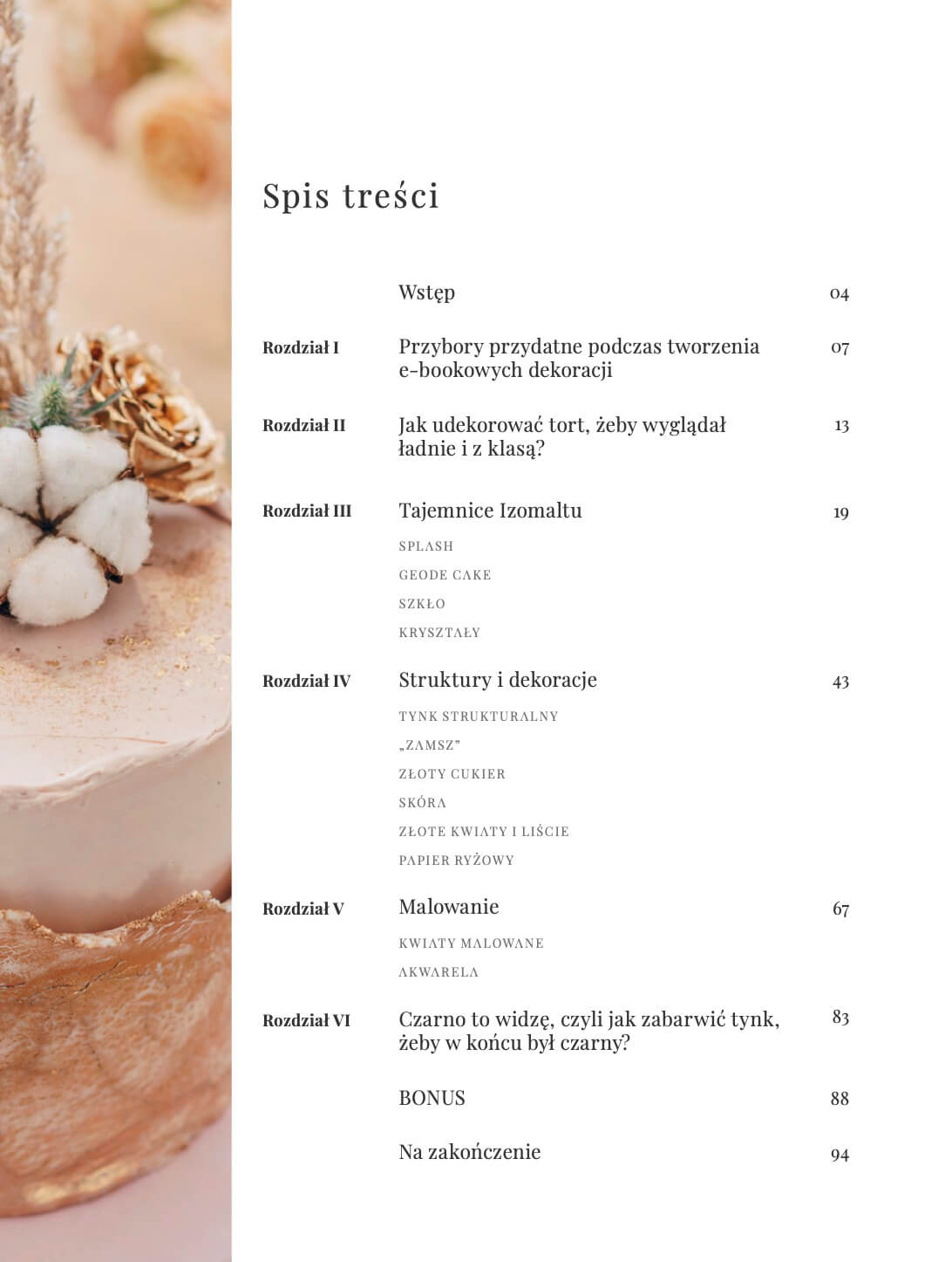 intrukcja dekoracji tortu Zuzia Cake atelier
