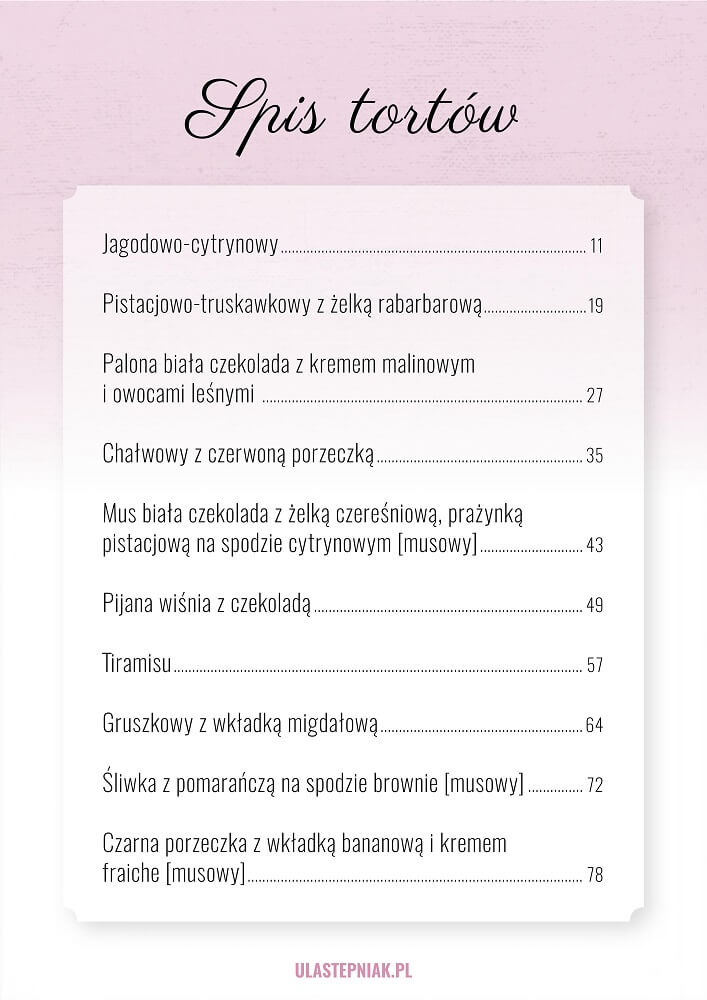 tortowy ebook 2.0 Ula Stępniak