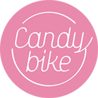 Candy bike logo wata cukrowa