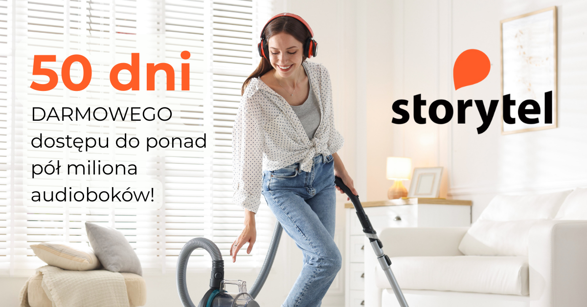 Reklama - 50 darmowych dni w Storytel