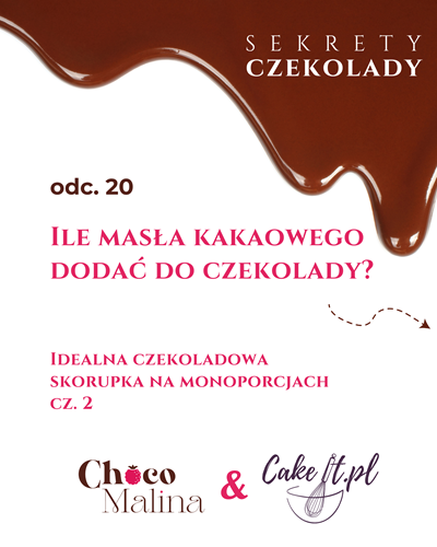ile masła kakaowego dodać do czekolady w skorupce czekoladowej